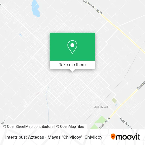 Intertribus: Aztecas - Mayas "Chivilcoy" map