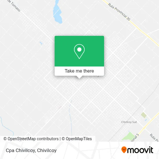 Cpa Chivilcoy map