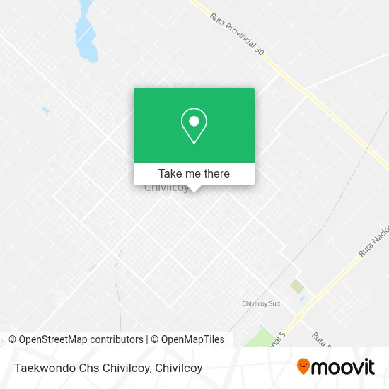 Taekwondo Chs Chivilcoy map
