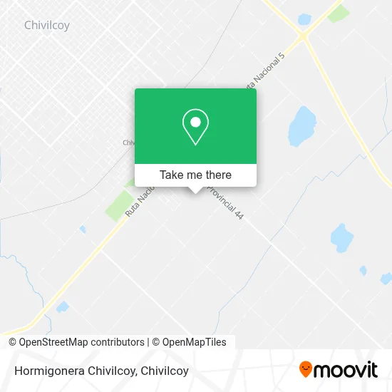 Hormigonera Chivilcoy map