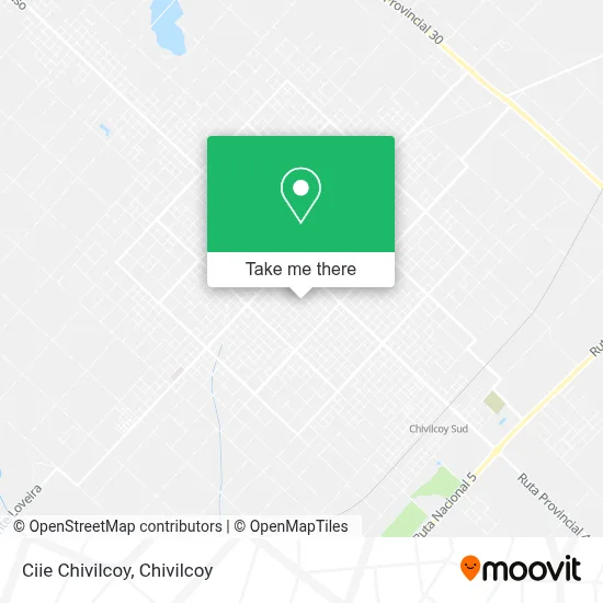 Ciie Chivilcoy map