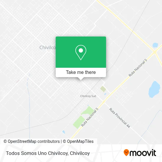 Todos Somos Uno Chivilcoy map