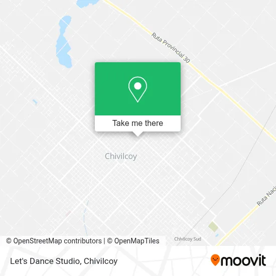 Let's Dance Studio map