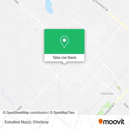 Estudios Nuzzi map
