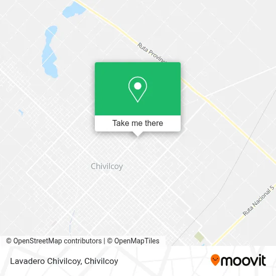 Lavadero Chivilcoy map