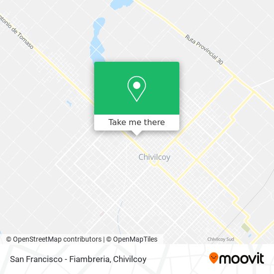 San Francisco - Fiambreria map