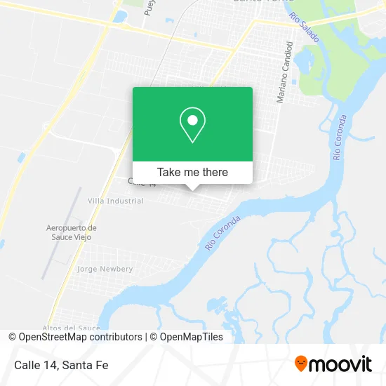 Calle 14 map