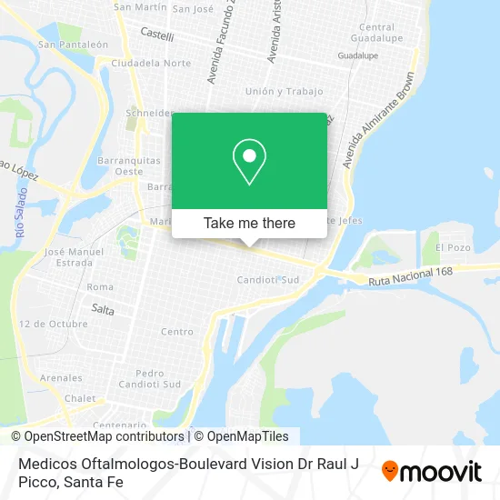 Medicos Oftalmologos-Boulevard Vision Dr Raul J Picco map