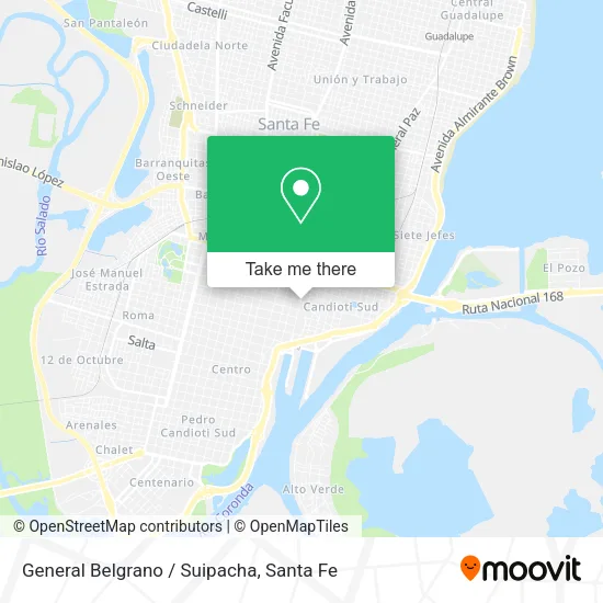 General Belgrano / Suipacha map