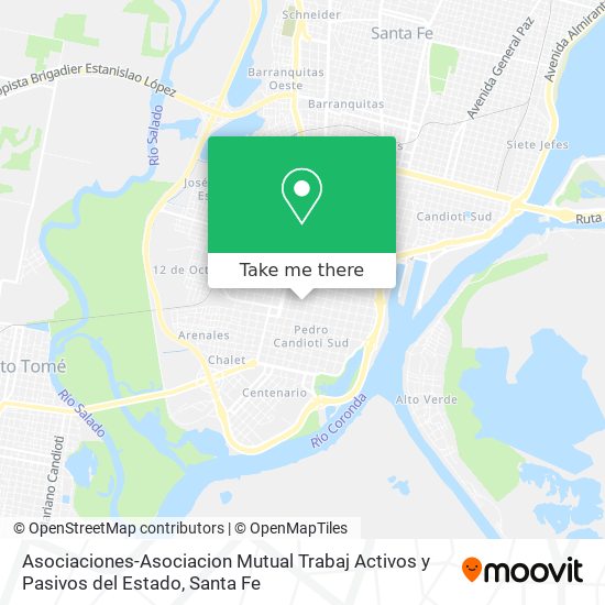 Asociaciones-Asociacion Mutual Trabaj Activos y Pasivos del Estado map