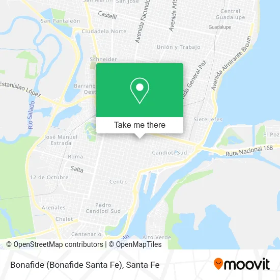 Bonafide (Bonafide Santa Fe) map