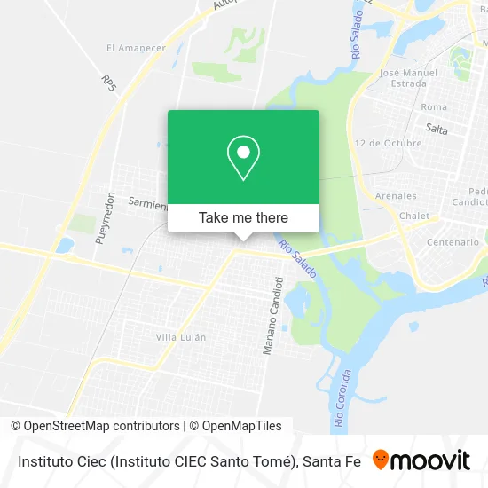 Instituto Ciec (Instituto CIEC Santo Tomé) map