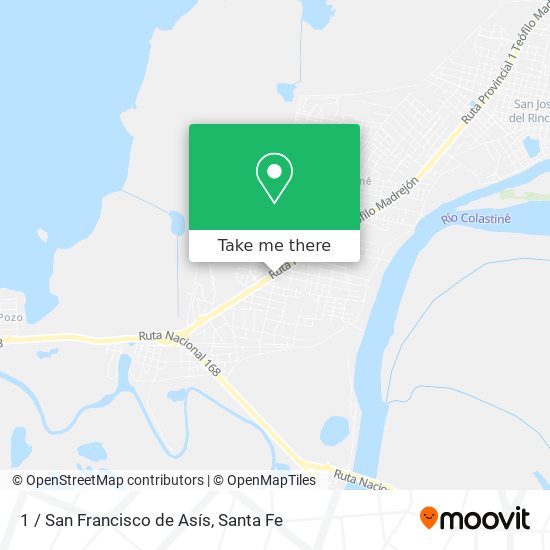 1 / San Francisco de Asís map