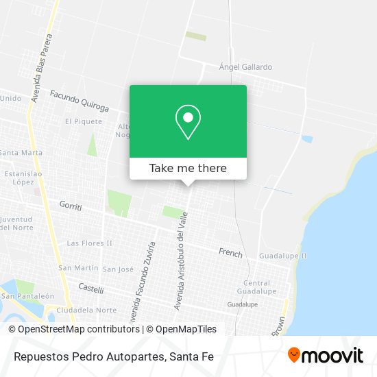 Repuestos Pedro Autopartes map