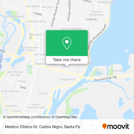 Medico Clinico-Dr. Carlos Nigro map