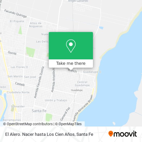 El Alero. Nacer hasta Los Cien Años map