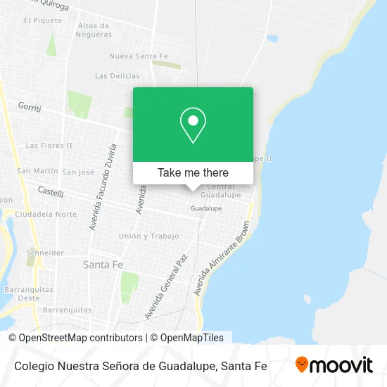 Colegio Nuestra Señora de Guadalupe map