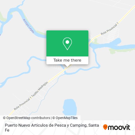 Mapa de Puerto Nuevo Articulos de Pesca y Camping