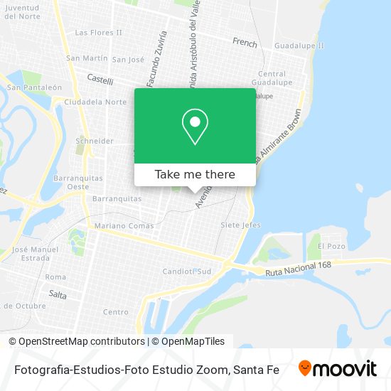 Mapa de Fotografia-Estudios-Foto Estudio Zoom
