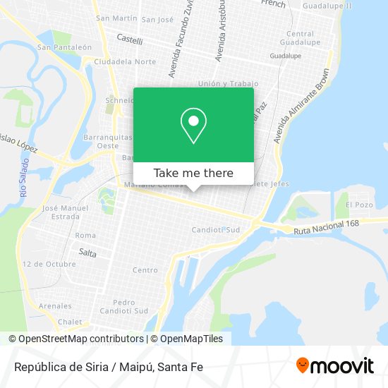 República de Siria / Maipú map
