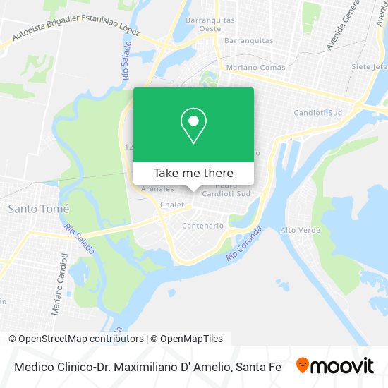 Mapa de Medico Clinico-Dr. Maximiliano D' Amelio