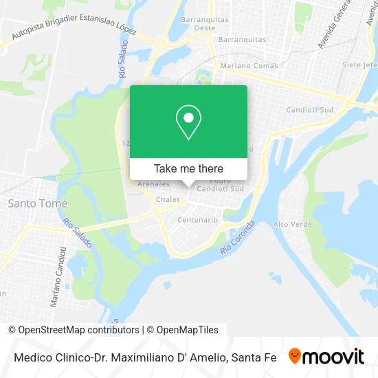 Medico Clinico-Dr. Maximiliano D' Amelio map