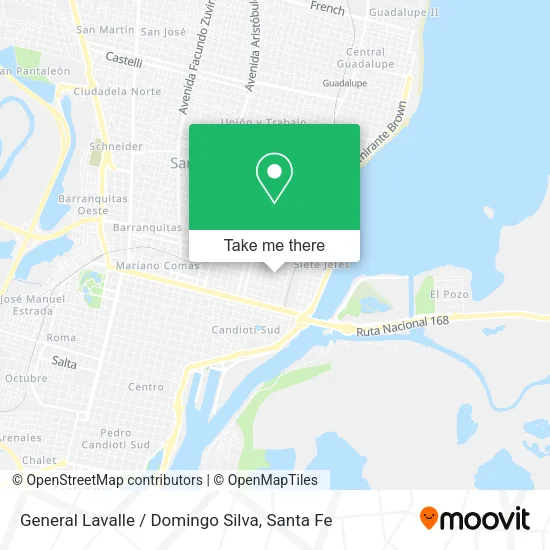 General Lavalle / Domingo Silva map