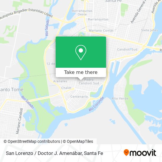 San Lorenzo / Doctor J. Amenábar map