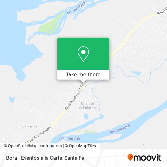Mapa de Bora - Eventos a la Carta