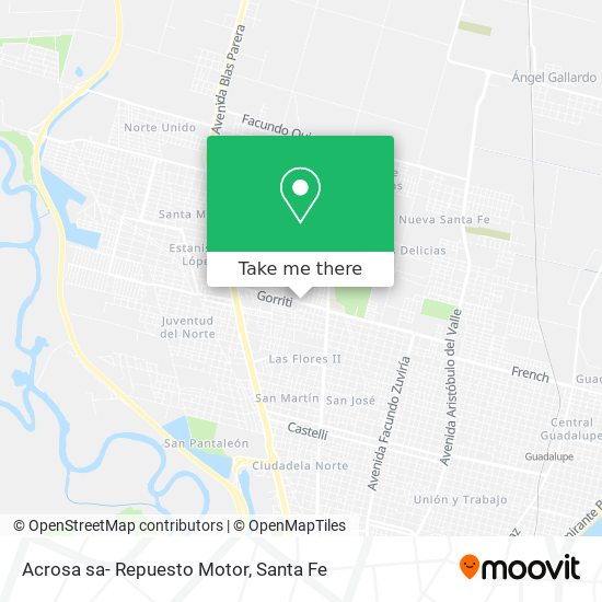 Acrosa sa- Repuesto Motor map