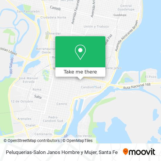 Peluquerias-Salon Janos Hombre y Mujer map