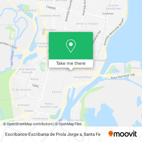 Escribanos-Escribania de Prola Jorge a map