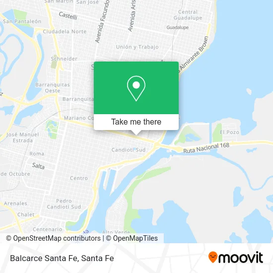 Balcarce Santa Fe map
