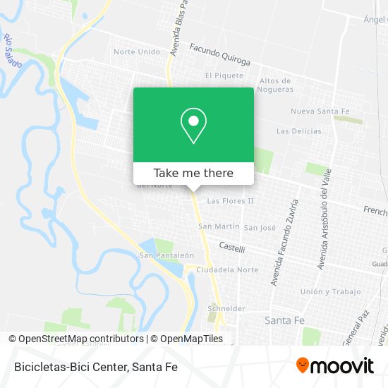 Bicicletas-Bici Center map