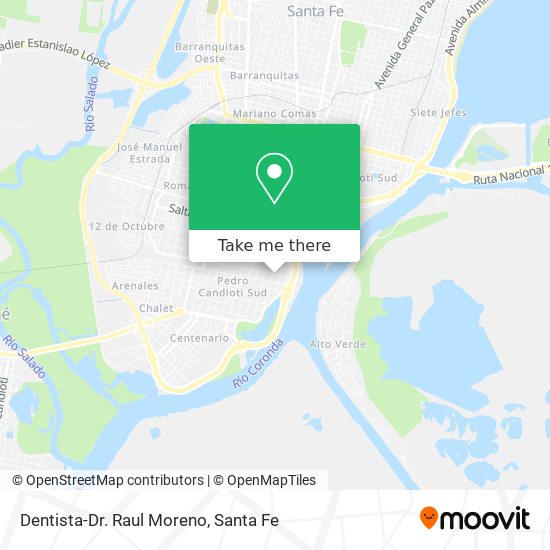 Dentista-Dr. Raul Moreno map