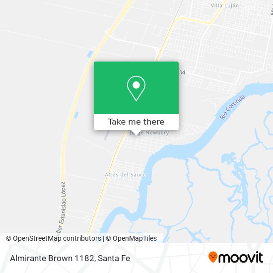 Mapa de Almirante Brown 1182