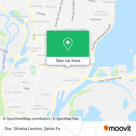 Dra. Silvana Leurino map