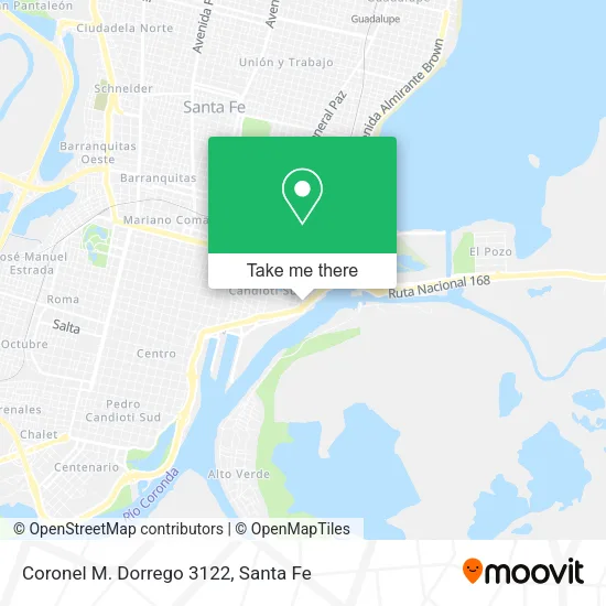 Coronel M. Dorrego 3122 map