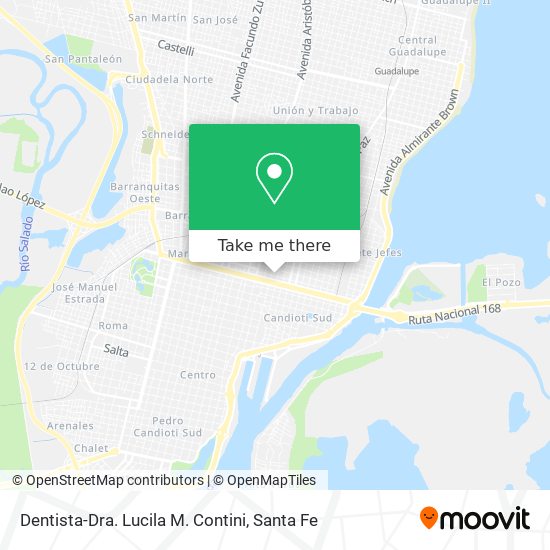 Dentista-Dra. Lucila M. Contini map