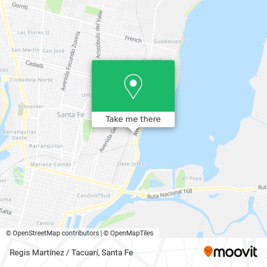 Mapa de Regis Martínez / Tacuarí