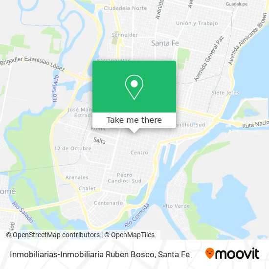 Inmobiliarias-Inmobiliaria Ruben Bosco map