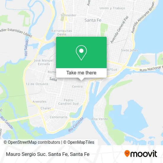 Mauro Sergio Suc. Santa Fe map
