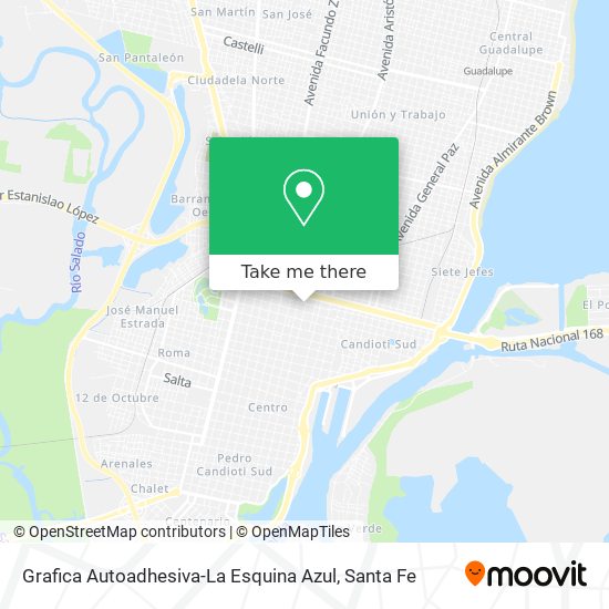 Mapa de Grafica Autoadhesiva-La Esquina Azul