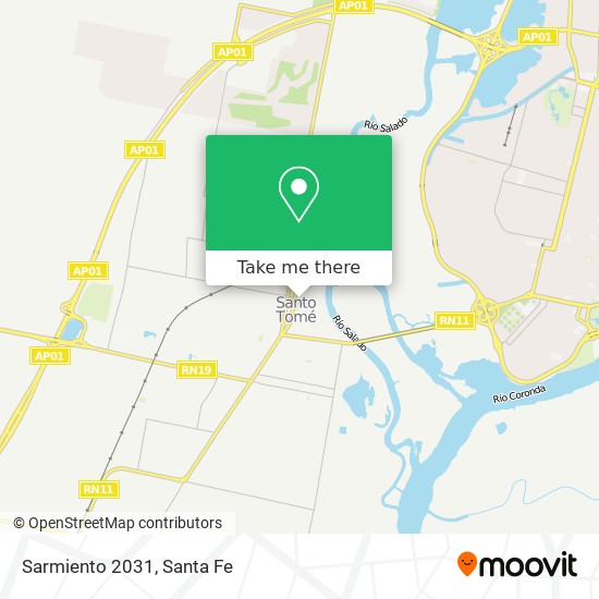 Sarmiento 2031 map