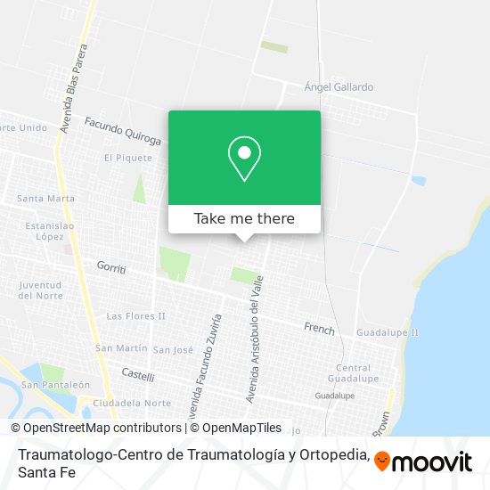 Traumatologo-Centro de Traumatología y Ortopedia map