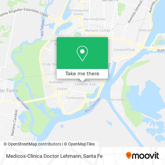 Mapa de Medicos-Clinica Doctor Lehmann