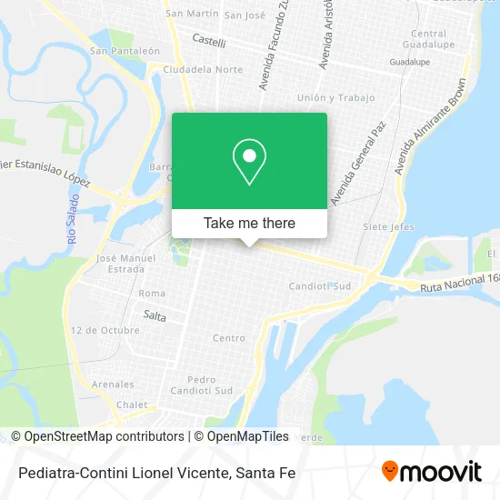 Pediatra-Contini Lionel Vicente map