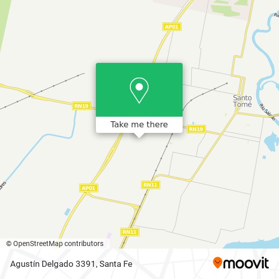 Agustín Delgado 3391 map