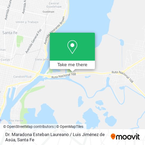 Dr. Maradona Esteban Laureano / Luis Jiménez de Asúa map
