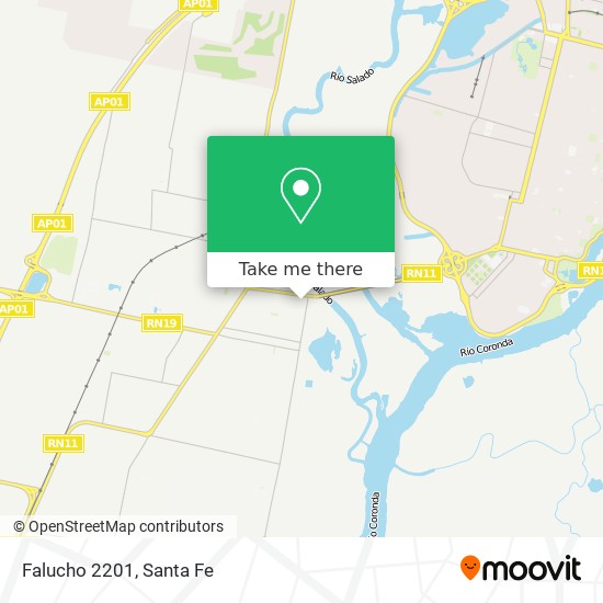 Falucho 2201 map